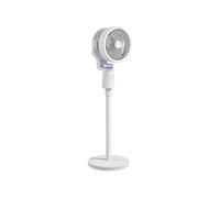 Ventilateur sur pied oscillant 40W 3 vitesses timer 7H télécommande blanc