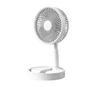 Ventilateur sur pied oscillant, 7 200 mAh, pliable, 4 vitesses, ventilateur oscillant sur pied, pour bureau, maison, chambre, salon, bureau, cuisine, intérieur, extérieur, camping, voyage, dortoir