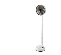 Ventilateur sur Pied oscillant Portable avec contrôleur Ventilateur de Bureau Pliable Ventilateur sur Pied alimenté Rechargeable Camping (Hauteur 92 cm)