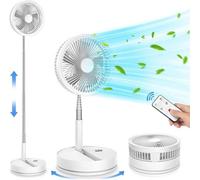 Ventilateur sur pied pour le salon et la chambre à coucher - Solution réglable contre la canicule - Ventilateur silencieux et orientable avec télécommande