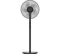 Ventilateur sur pied pour le salon - Ventilateur de chambre à coucher avec tête pivotante réglable - Ventilateur silencieux télécommandé pour un air frais
