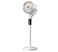 Ventilateur sur pied PREO EP-24 Blanc avec télécommande 8 vitesses 3D 90° oscillation 4 pales lumière d'ambiance