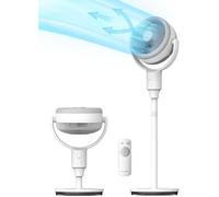 Ventilateur Sur Pied Silencieux, 2-En-1 Avec Télécommande, Débit D'Air 1500M³/H Hauteur 110Cm 3 Vitesses Oscillation Omni 13[QW445]