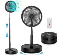 Ventilateur sur Pied - XVX - 9'' - Silencieux - Télécommande - 4 Vitesses