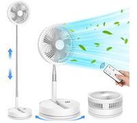 Ventilateur sur Pied - XVX - 9'' - Silencieux - USB Rechargeable - Télécommande