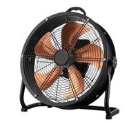 Ventilateur tambour industriel 3 vitesses, moteur cuivre garage entrepôt,Noir,12in
