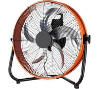 Ventilateur Tambour Industriel 61cm 250W Circulateur d Air Haute Vitesse,Orange,18in