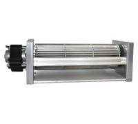 Ventilateur tangentiel, double vitesse, longueur totale 390 mm, pour poêle à granulés