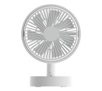 Ventilateur Techly IC-FAN-DSK2W blanc 10 vitesses batterie oscillant