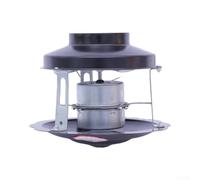 Ventilateur Tirage pour cheminée 100V Acier Installation pour facile | Tension 100V sûre, roulements à billes, installation solo, acier pour robuste, circulation air optimale