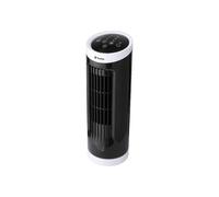 Ventilateur tour compact rotatif noir