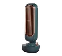 Ventilateur Tour L'Humidification Rétro 3 Engrenages De Refroidissement De L'Air Calme Ventilateur De Bureau - Vert