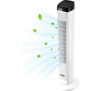 Ventilateur tour oscillant 40 pouces, minuterie 9 heures, vitesse 22 pieds/seconde, avec télécommande