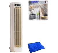 Ventilateur tour, oscillant à 90° sans lame, montage mural et utilisation debout