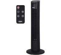 Ventilateur Tour. Puissance: 60w Avec Télécommande. Edm Noir 28x78.3cm