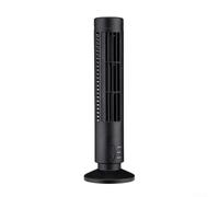 Ventilateur tour sans pale, ventilateur de bureau USB vertical à 2 vitesses, refroidisseur d'air portable et silencieux pour chambre à coucher, bureau, design compact de 33 cm de sécurité pour enfants