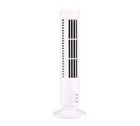 Ventilateur tour sans pale, ventilateur de bureau USB vertical à 2 vitesses, refroidisseur d'air portable et silencieux pour chambre à coucher, bureau, design compact de 33 cm de sécurité pour enfants