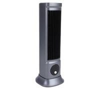 Ventilateur tour sans pales, 30 dB, USB, 1200 mAh, 30 cm, couleur gris espace