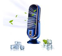 Ventilateur Tour Sans Pales Petit Ventilateur Silencieux Oscillant avec 5 Vitesses Économe en Énergie pour Bureau, Chambre à Coucher