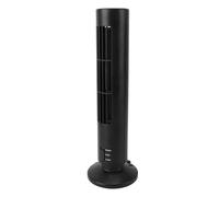 Ventilateur Tour Silencieux pour Bureau sans Pales (BLACK) | Alimenté par USB, design compact, idéal pour les petits espaces, sans danger pour les enfants, décoration élégante
