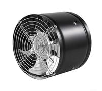 Ventilateur tubulaire industriel de 150 mm, 600 m³/h, avec socle, boîtier en métal pour cuisine, atelier, bureau, 40 W, noir