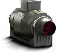 Ventilateur tubulaire insonorisé avec inertie Lineo 125 Quiet T Débit d'air jusqu'à 320 m³/h