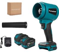 Ventilateur turbo-jet, design sans fil, batterie haute performance de 9,0 Ah, 2 batteries de 9,0 Ah, modèle européen (UE)