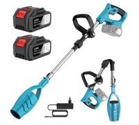 Ventilateur turbo pliable 5,4 Newtons, haute vitesse, portable, rechargeable, souffleur d'air pour batterie Makita 18V 2 battery blue