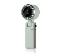 Ventilateur turbo portable,ventilateur de bureau personnel,petit mini ventilateur avec affichage numérique intelligent,pliable,Vert