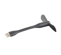 Ventilateur USB - CALLSTEL - Noir - Niveau sonore 25 dB - Alimentation USB - Sur socle