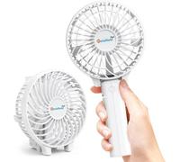 Ventilateur USB portable avec batterie rechargeable, 3 vitesses et protection anti-pliage, pour la maison et les voyages