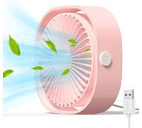 Ventilateur USB, portable, silencieux, 3 vitesses, réglable, alimentation via USB, pour la maison et le bureau