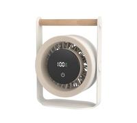 Ventilateur USB puissant pour la maison et le bureau portable avec batterie de 4000 mAh contrôle de vitesse réglable de type C Design mural Ytp401 (beige, 15,3 x 7 x 20,4 cm)