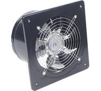 Ventilateur - Ventilateur d'extraction - 20 cm - 80 W 220 V - 850 m³/h - Moteur en cuivre pur - 7 pales - Montage mural/sur fenêtre - Jaune clair