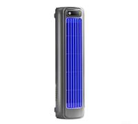 Ventilateur vertical rechargeable 2000 mAh, refroidissement silencieux à 3 vitesses, réglable à fixer au mur ou sur une table pour la maison, le bureau et l'extérieur (noir)