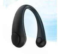 Ventilateur Wabecil Cou USB Mini Rechargeable Suspendu Portable 210*140*61mm-Noir Noir G