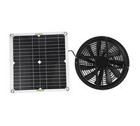 Ventilateurs à Panneaux Solaires, Ventilateur D'extraction 10 Pouces 12 W étanche à Haute Vitesse à énergie Solaire, Kit de Ventilateurs Solaires, Ventilation Murale 2000 Tr/min