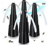 Ventilateurs anti-mouches pour table - Ventilateur répulsif intérieur/extérieur avec pales holographiques, fonctionne sur piles -