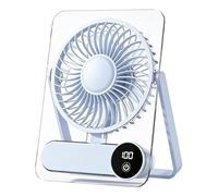 Ventilateurs de bureau - Petit silencieux réglable 100 vitesses 1200 mAh | Ventilateur de voyage portable pour maison, bureau, dortoir, sieste, voyage, croisière, plage, camping, vacances