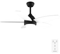 - Ventilateurs de plafond avec éclairage EnergySilence Aero 4200 Black&WhiteWood, diamètre 106 cm, moteur 53 W, LED 15W, 3 niveaux de vitesse, télécommande, 5 pales, 3 modes, finition noir et bois