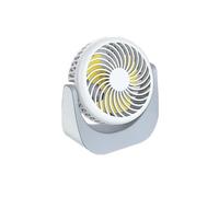 Ventilateurs de Table Portables, Rotation vers Le Haut et vers Le Bas à 360 °, 3 Vitesses, réglage du Vent, Mini Refroidisseur d'air portatif, Rechargeable