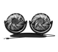 Ventilateurs de voiture électriques - Porte de ventilateur de siège pour refroidissement d'air de voiture portable | Ventilateur de siège de voiture rotatif à 360 degrés | Ventilateurs électriques à