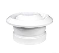 Ventilation de plafond ABS blanche 300 mm réglable | Rotation à 360 degrés, couverture complète, circulation efficace, design blanc, installation facile