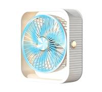 Ventilation silencieuse portative de circulation d'air avec l'éclairage de | Ventilateur de table turbine pour dortoir, chambre, maison, bureau, cuisine, salon, appartement et extérieur
