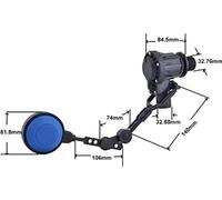 Ventile à flotteur avec bras réglable - régulateur automatique de niveau d'eau pour piscines et réservoirs