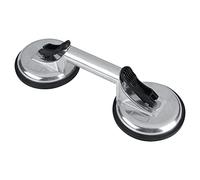 Ventouse à double plaque en alliage d’aluminium pour la manipulation du verre, extracteur de ventouses robuste avec une capacité de levage de 105 kg, débosselage professionnel pour