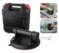 Ventouse à vide, 8 pouces, capacité de charge de 250 kg, puissance d'aspiration de 170 kg, fonctionnement manuel, caoutchouc double résistant et durable