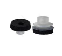 Ventouse à vide pneumatique, ventouse éponge, buse en Silicone, trou de montage de 8mm, pièce de manipulateur d'injection Robot for Surfaces rugueuses 1 pièce