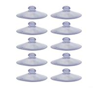 Ventouse, bouton rond 55 mm/50 mm, PVC extra résistant, en forme de champignon, rangement de cuisine transparent sans traces (4 pièces, 5,5 cm)