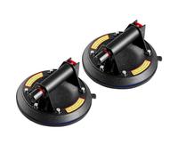 Ventouse Carrelage, 2 Pièces 8"" Ventouse Vitre Professionnelle，Ventouse de Levage en Verre, Vide Ventouse en Verre, Charge 110 kg